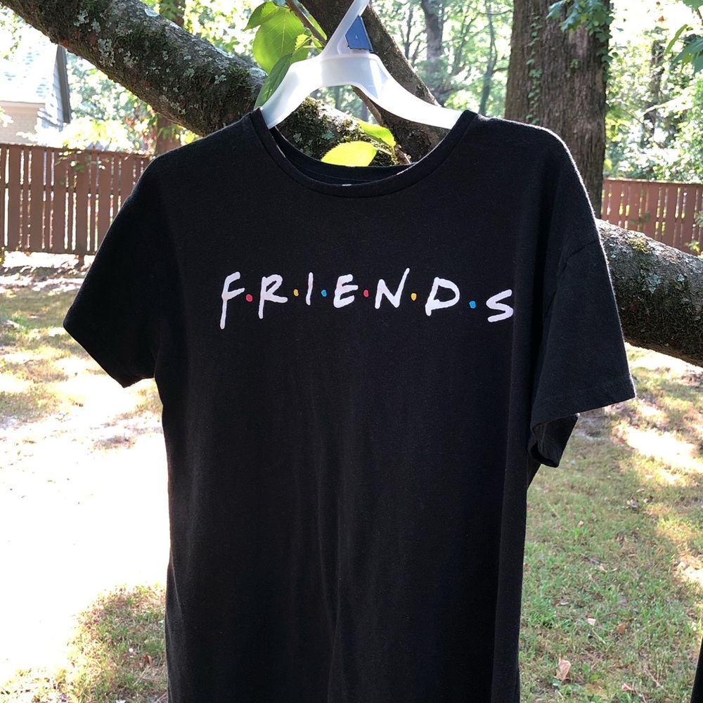Friends Black Graphic Tee - Short Sleeve